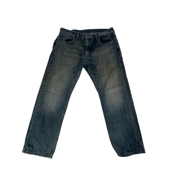 Levi's 505 Men's Jeans Size 38x30 38 x 30 (ACTUAL) Straight Leg Denim Blue Jeans - Picture 1 of 13